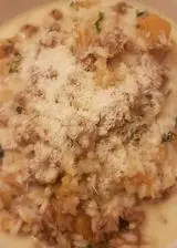 Ricetta Risotto con zucca salsiccia e taleggio