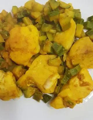 Ricetta Bocconcini di pollo, zucchine e curcuma di destefanispina