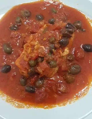 Ricetta Gallinella di mare con pomodori capperi e olive di destefanispina