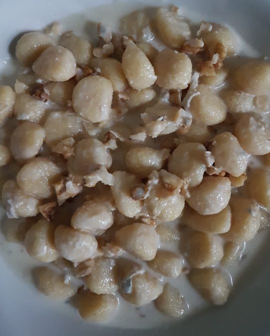 Gnocchi gorgonzola e noci