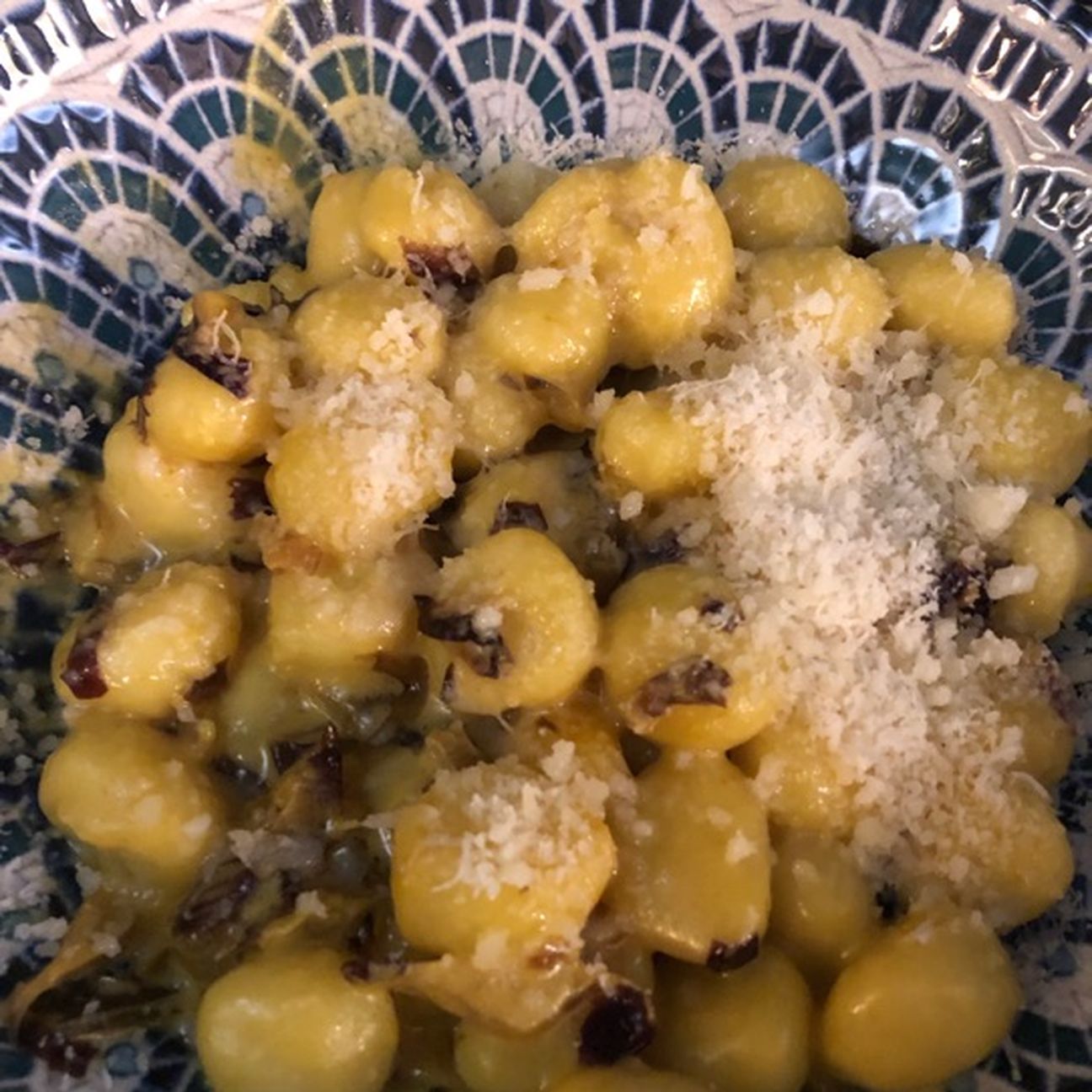 Chicche radicchio e zafferano