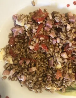 Ricetta Farro con pachino e pancetta di destefanispina