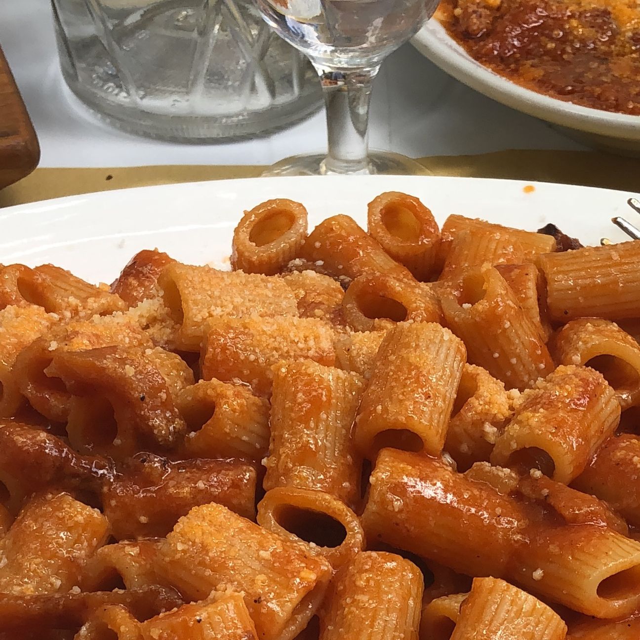 Mezze mani he amatriciana