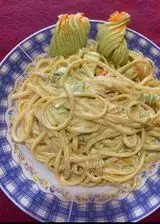 Ricetta Linguine con fiori di zucca