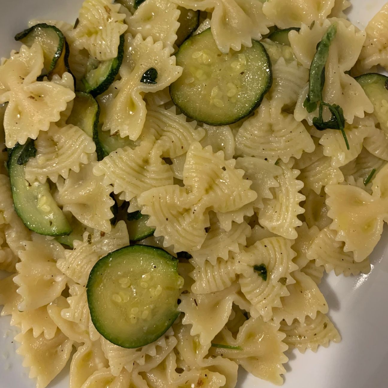 Pasta e zucchine