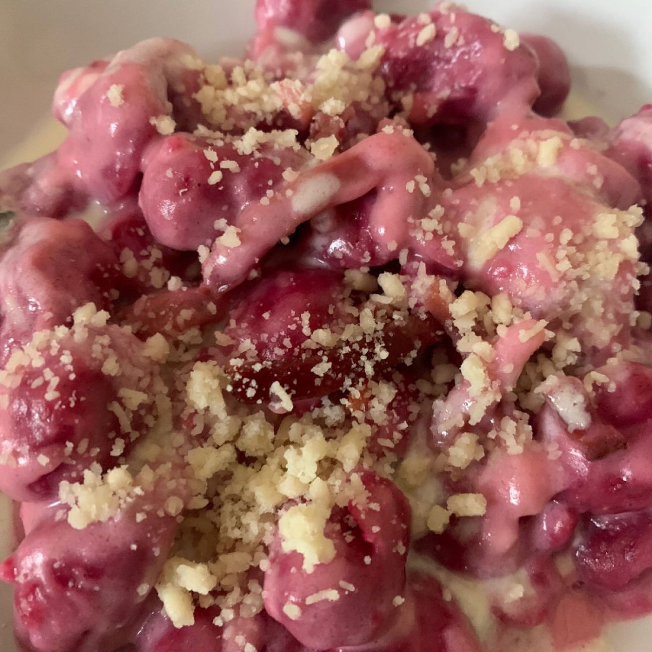 Gnocchi alla barbabietola