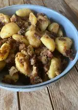 Ricetta PATATE UN PADELLA CON PANCETTA