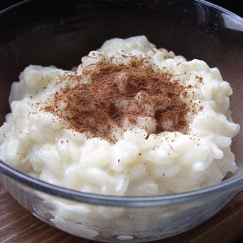 Riso con latte e cannella