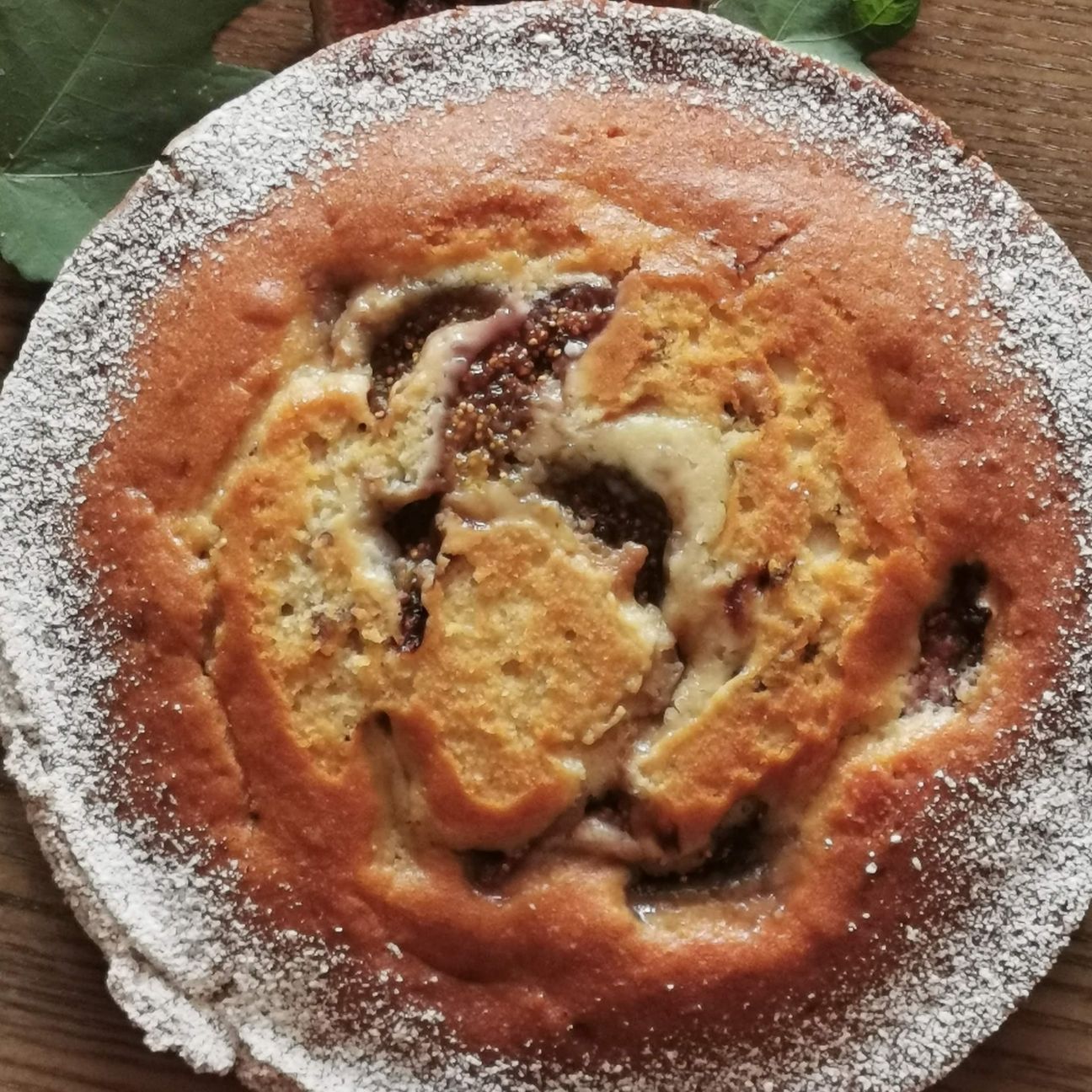 Torta fichi e noci