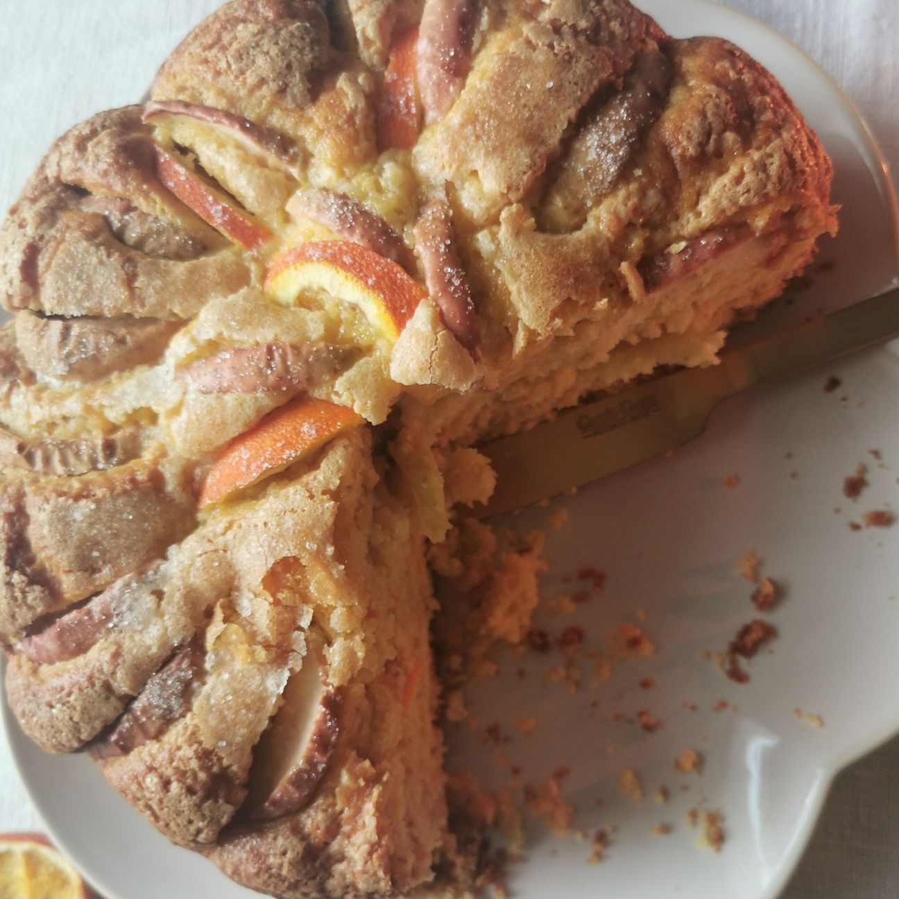 Pan d'arancia con le mele