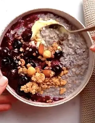 Ricetta Porridge ai mirtilli di Magno
