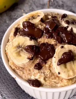 Ricetta Avena al forno con banana e cioccolato di Magno
