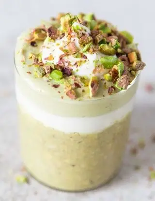 Ricetta Overnight Oats al pistacchio di Magno