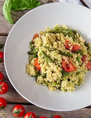 Ricetta Cous Cous freddo con pesto di fagiolini di Magno