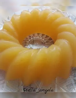 Ricetta Gelatina al succo d'arancia di stella._.angela