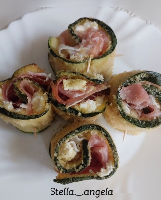 Involtini di zucchine al forno