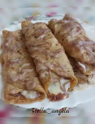 Ricetta Crepes kinder di stella._.angela