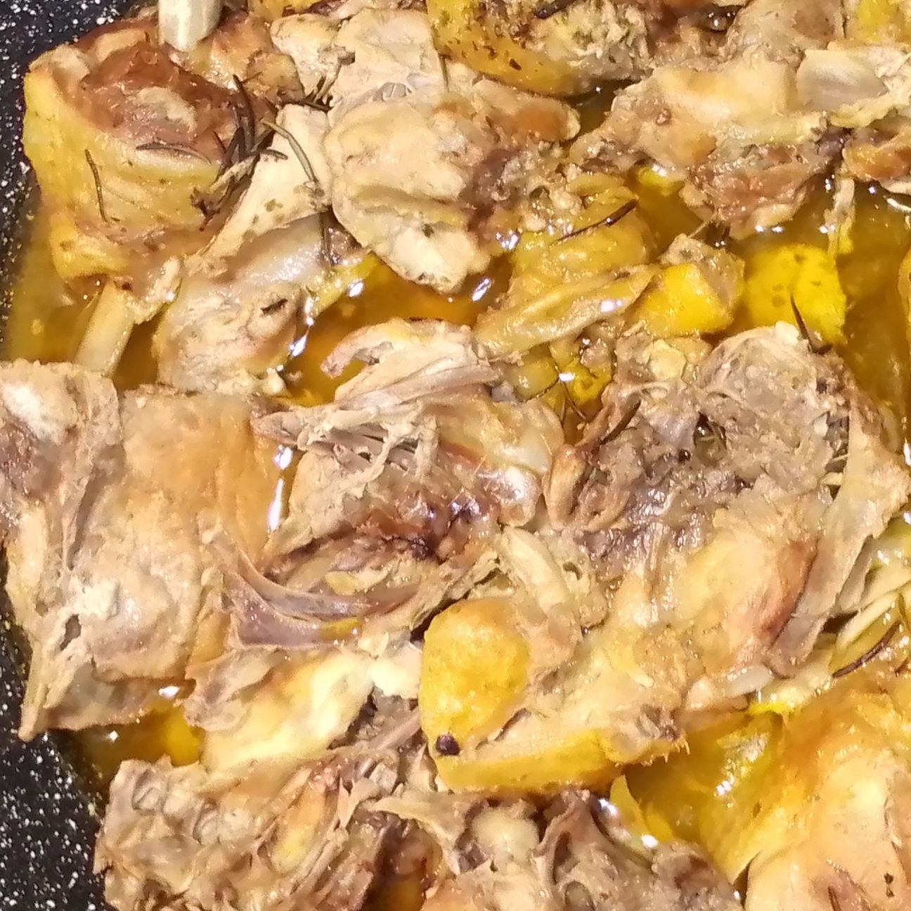 Pollo in padella