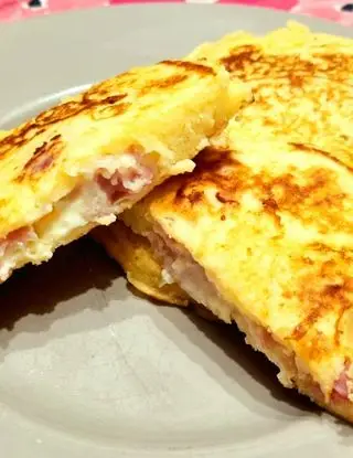 Ricetta Pancake salati ripeni di cotto e formaggio di saraiannu82