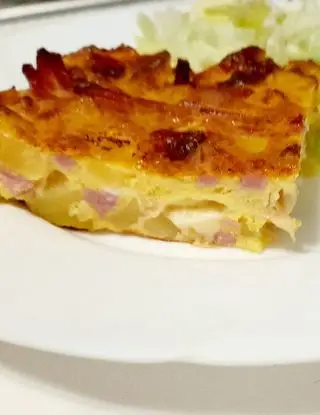 Ricetta Frittata patate,cotto e provola di saraiannu82