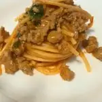 Ricetta Spaghetti crema di pomodorini e salsiccia