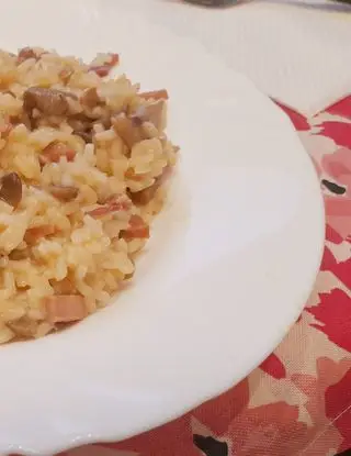 Ricetta Risotto funghi e speck di saraiannu82