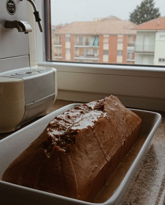 plumcake al caffè e cioccolato fondente
