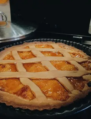 Ricetta crostata di pesche e amaretti 🍑 di aboutsof