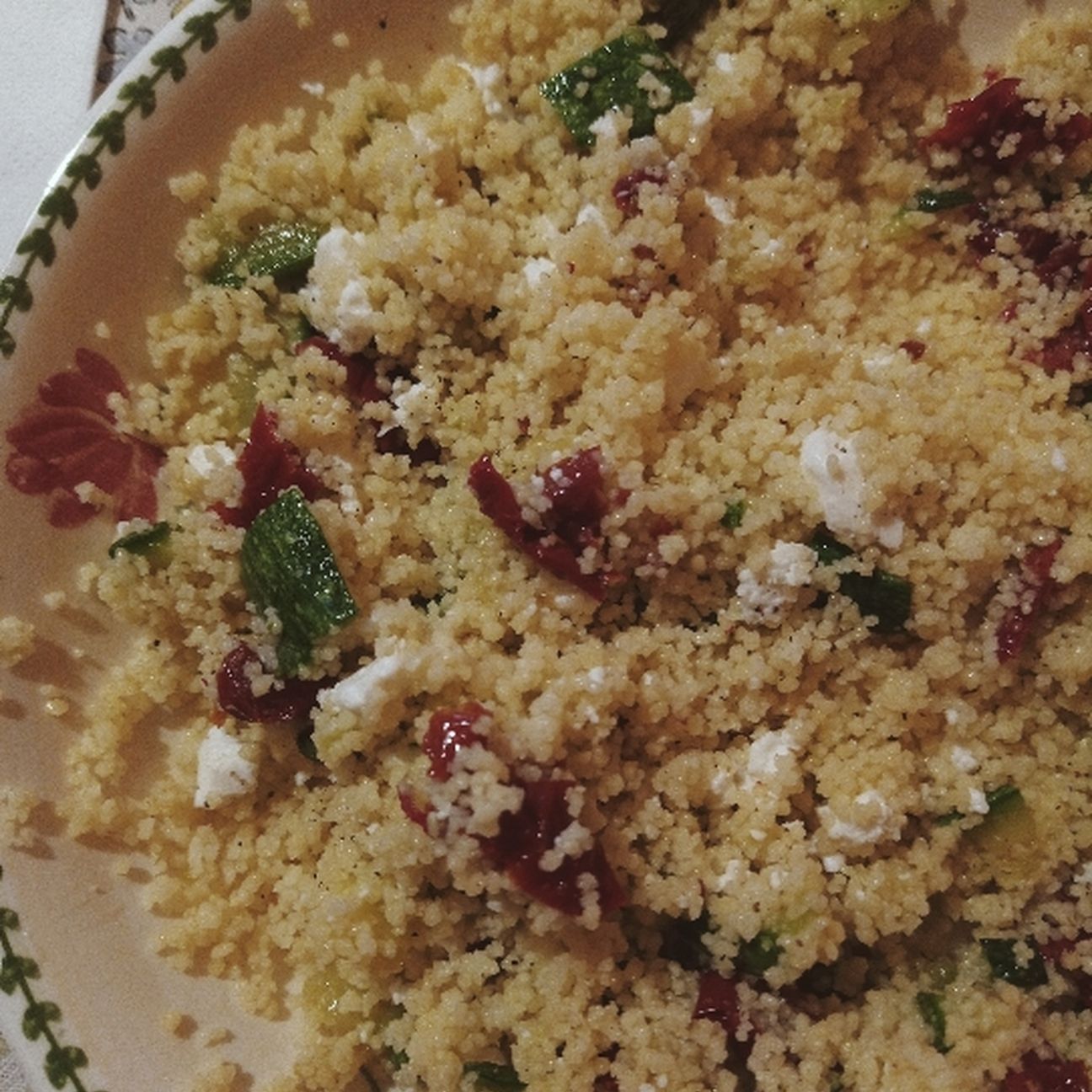 cous cous di verdure e ricotta🙈