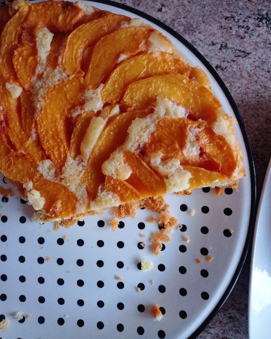 torta rovesciata alle pesche 🍑🍑