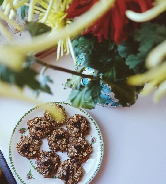 Cookies banana e cioccolato - Diario di una Cuoca e di un diabetico