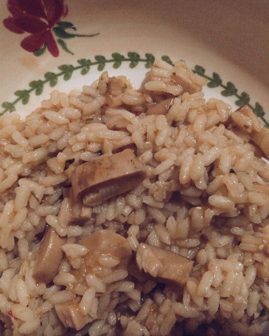 risotto cremoso ai funghi porcini 🍄