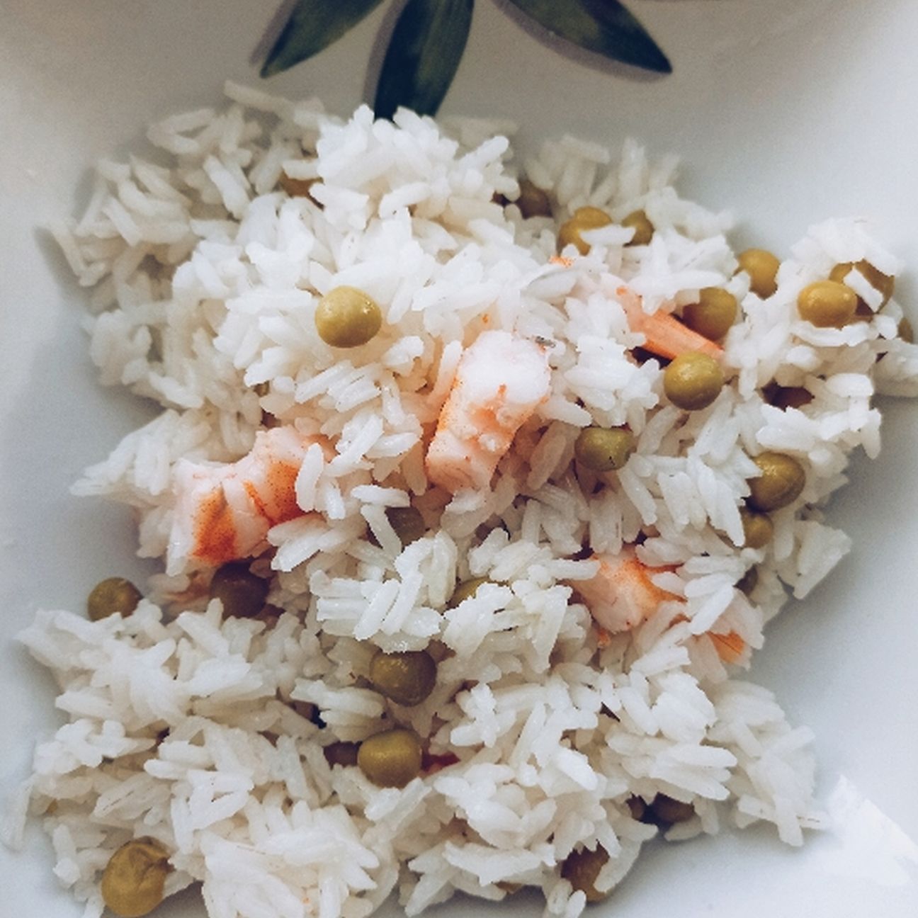 riso gamberi e piselli🦐💚