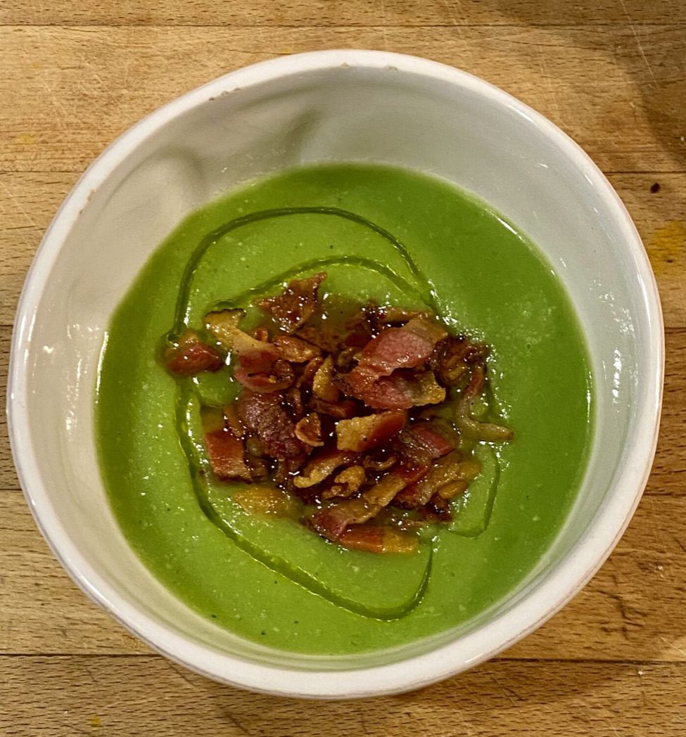 Crema di Cime di Rape e pancetta