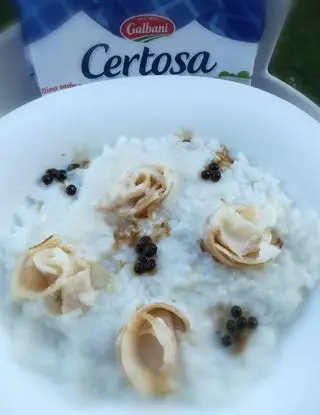 Ricetta Risotto pere champagne e  crema di certosa di anna811