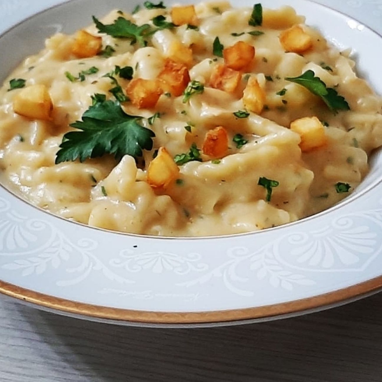 Pasta patate e provola