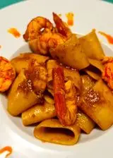 Ricetta Paccheri con gambero rosso di Mazara