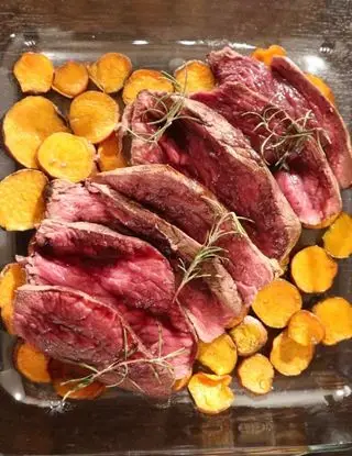 Ricetta Tagliata di manzo al marzemino e miele di castagno di andre_cooking_86