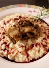 Ricetta Risotto al porto e funghi freschi