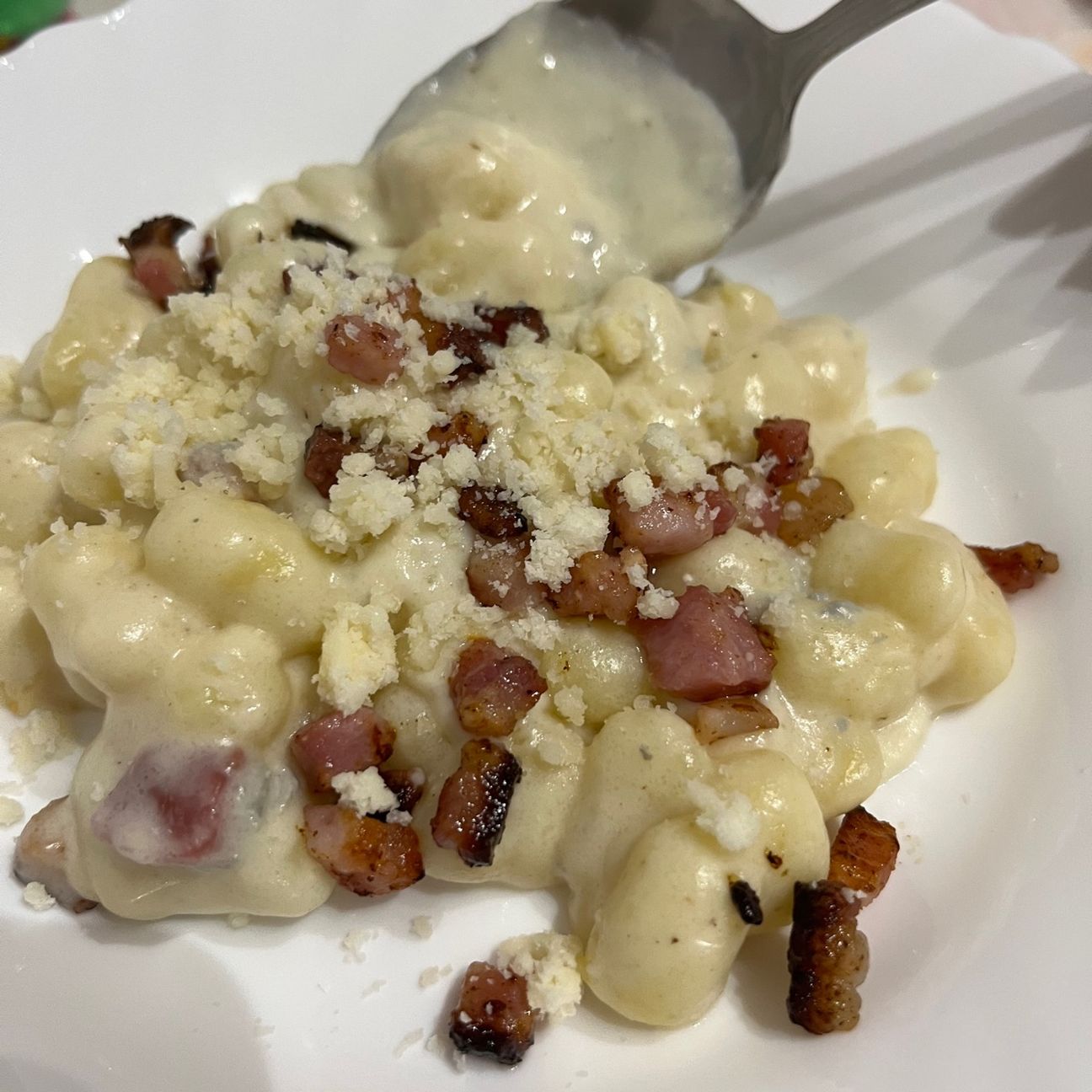 Gnocchetti gorgonzola e pancetta