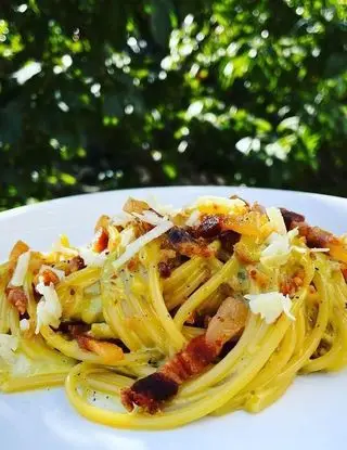 Ricetta Finta Carbonara con Uova , Curcuma, Guanciale e Sale Kala Namak di marcocarta1995