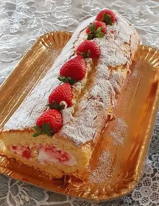 Ricetta Rotolo alle fragole di Valentinasweet