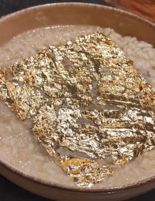 Ricetta Risotto champagne, tartare di scampi e foglia d'oro di Andrea_Ricci