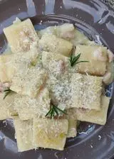 Ricetta Pacchero Garofalo con crema di patate e pancetta croccante