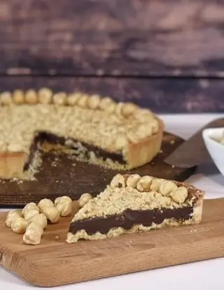 Ricetta CROSTATA CON GANACHE AL CIOCCOLATO FONDENTE di unmuffincomeamico