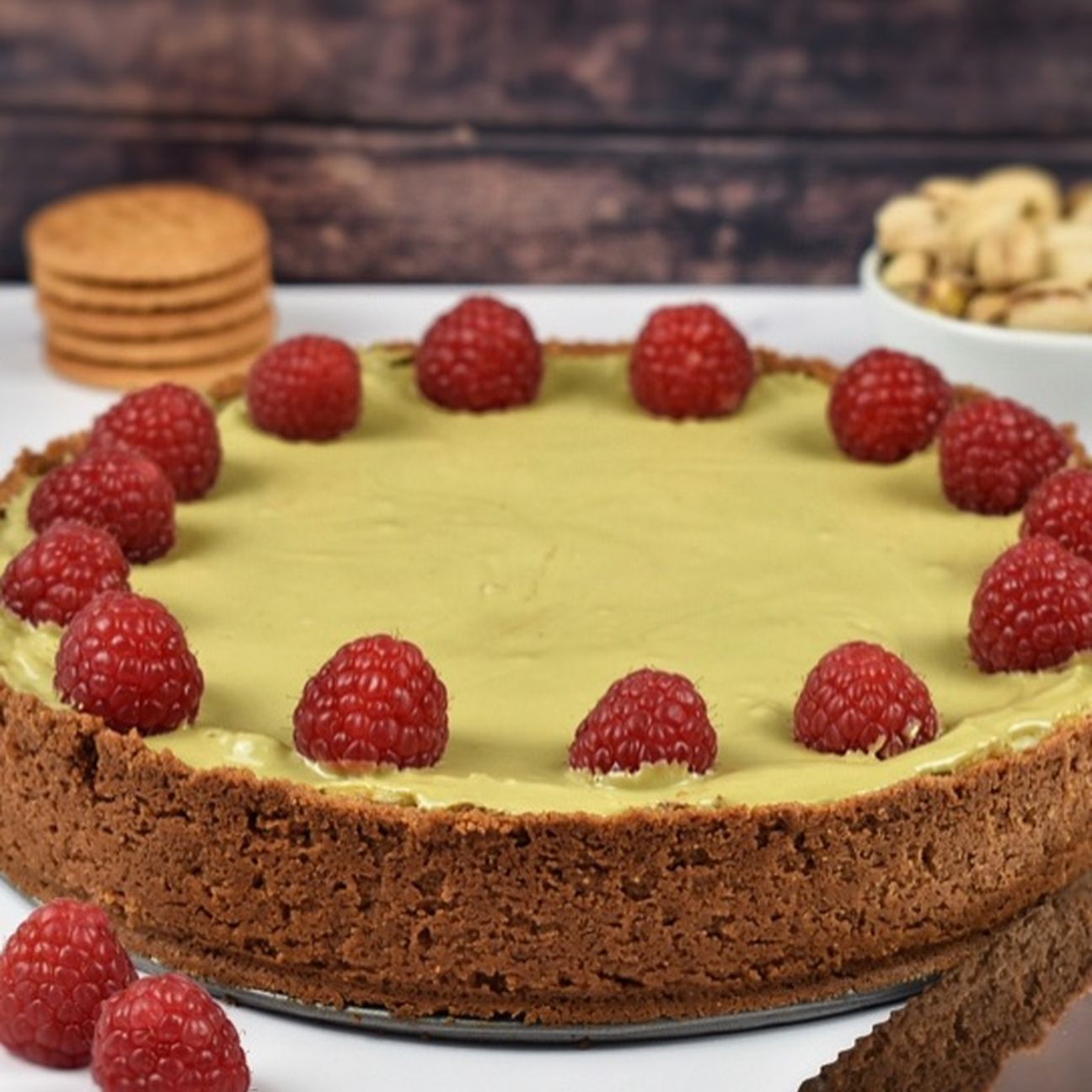 NEW YORK CHEESECAKE PISTACCHIO E LAMPONI