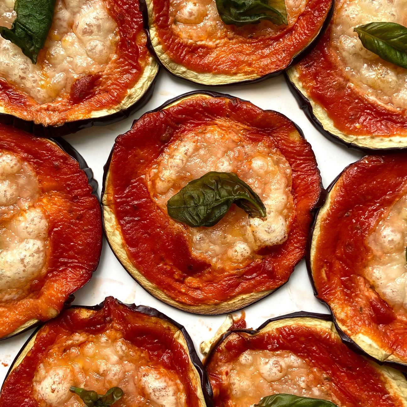 Pizzette di melanzane