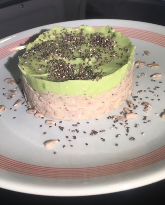 Tortino di fagioli cannellini e avocado