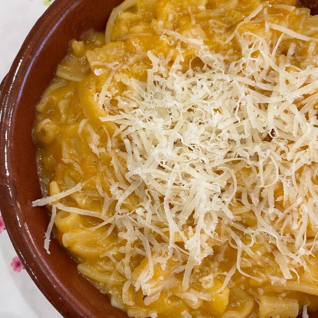 Pasta e patate cremosa
