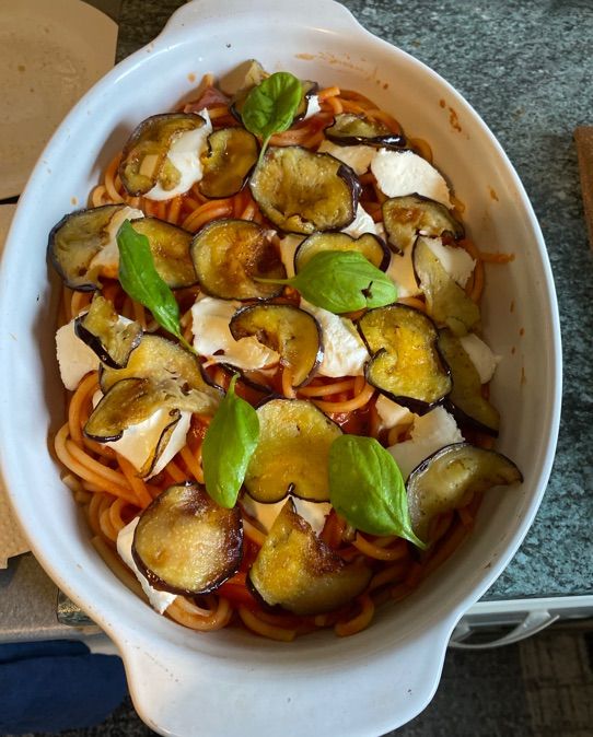 Pasta al forno parmigiana